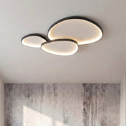 Armure Black Ceiling Light With Remote Dimmer