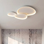 Armure White Ceiling Light With Remote Dimmer