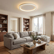 Lampada da soffitto rotonda bianca con dimmer telecomandato