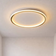 Gold Round Ceiling Light With Remote Dimmer