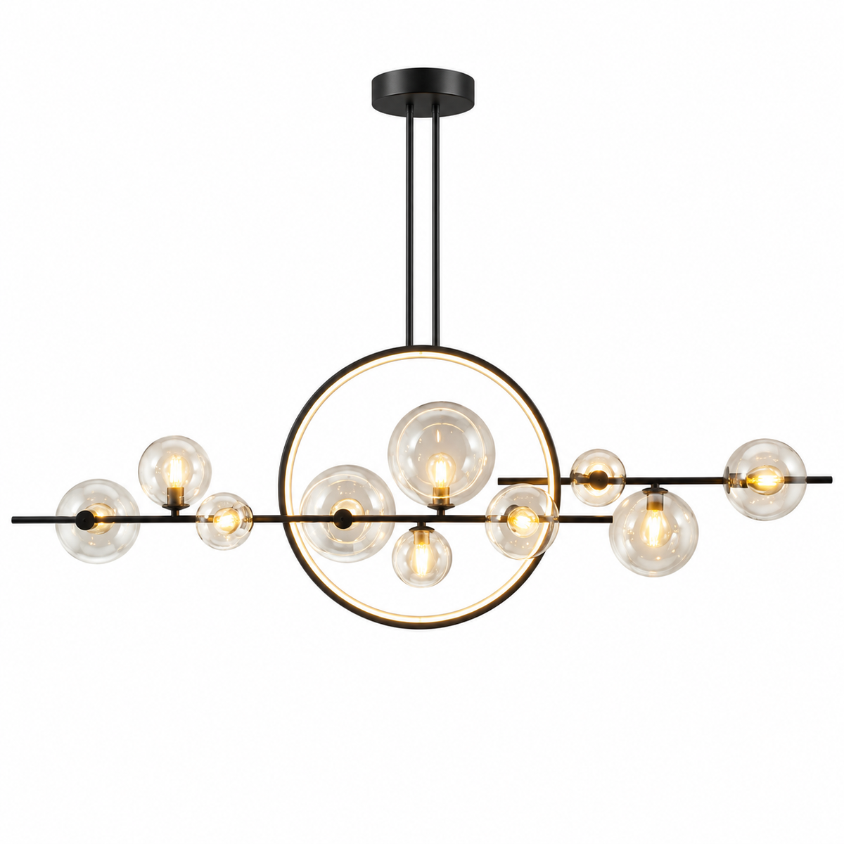 Estola Glass Kitchen Table Pendant Light