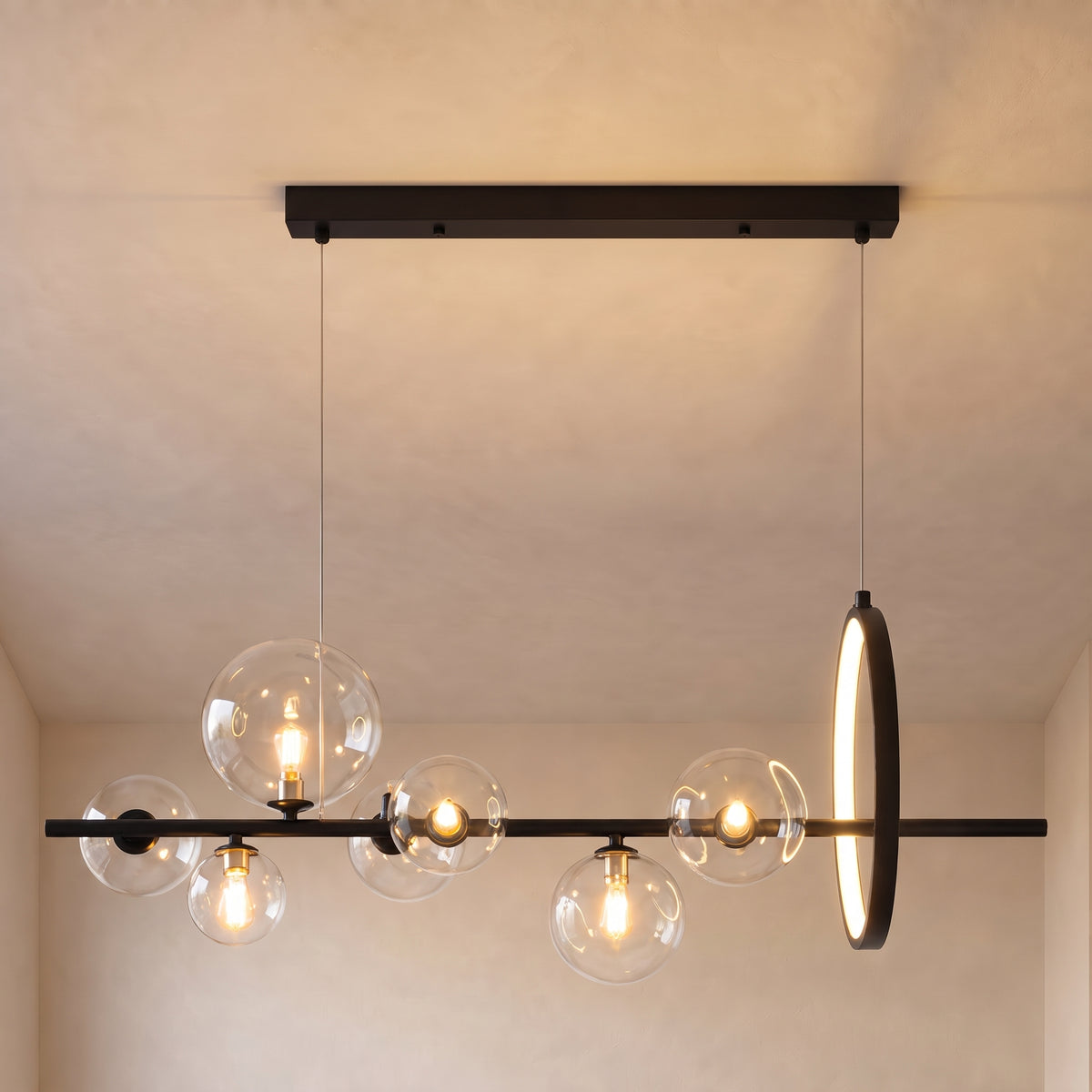 Nordic Blown Glass Pendant Light
