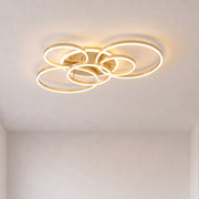 Randale's Gold Ceiling Light With Remote Dimmer