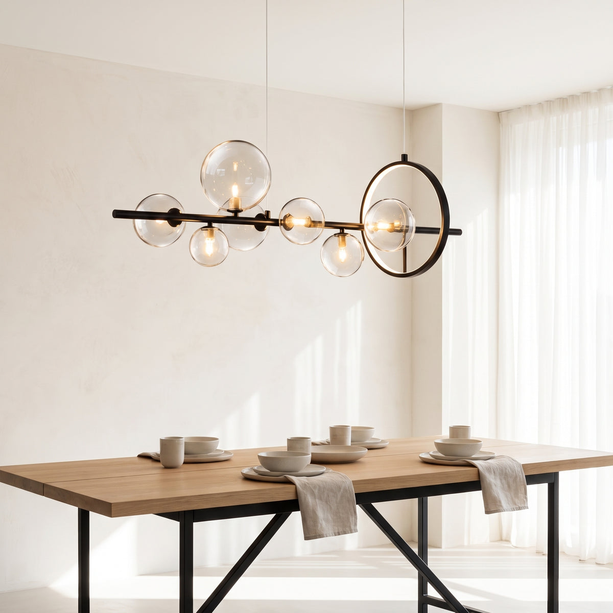 Nordic Blown Glass Pendant Light