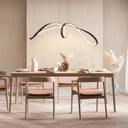 Spiral Kitchen Table Pendant Light