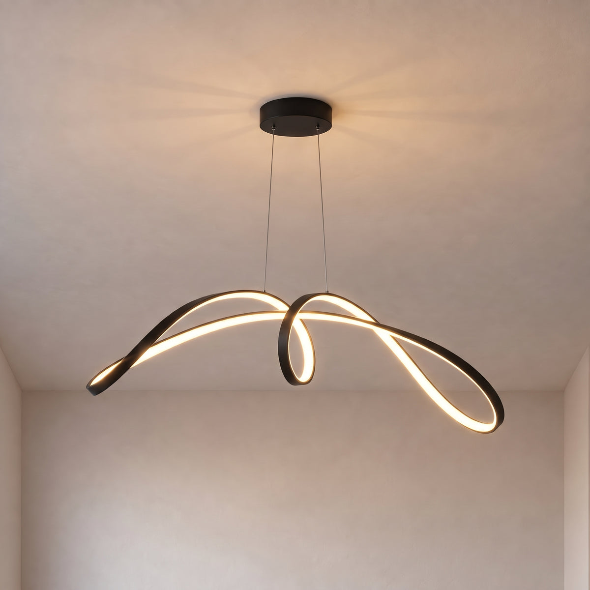 Spiral Kitchen Table Pendant Light