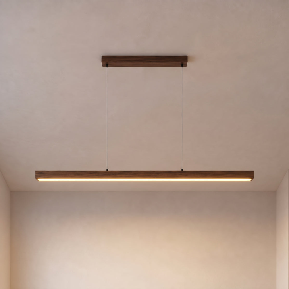 Walnut Bar Pendant Light